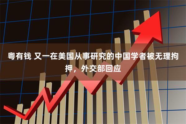 粤有钱 又一在美国从事研究的中国学者被无理拘押，外交部回应