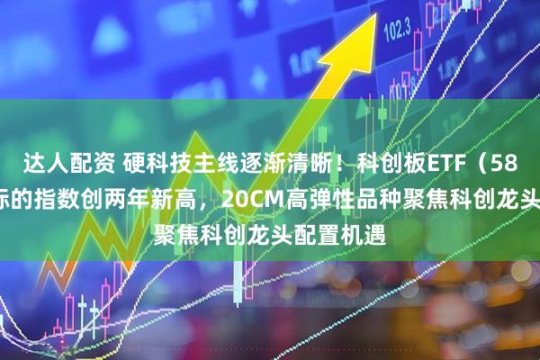 达人配资 硬科技主线逐渐清晰！科创板ETF（588090）标的指数创两年新高，20CM高弹性品种聚焦科创龙头配置机遇